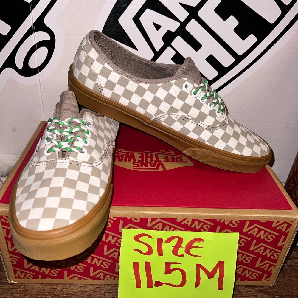 Vans Authentic Checkers sz 11.5 Mens